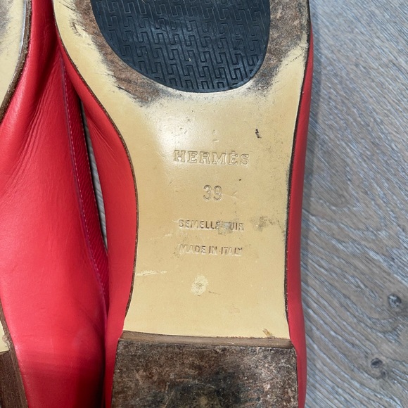 HERMÈS Ballet Flats. sz 39. - Picture 8 of 9